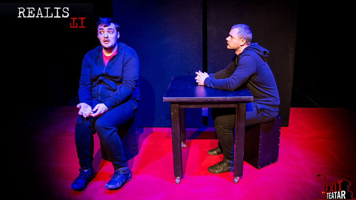 TeatarEXIT's tweet photo. [REALISTI - večeras u 20h]
#Realisti će vas večeras u #TeatruEXIT na originalan i urnebesan način suočiti s najbrutalnijom istinom o današnjem društvu. Jeste li spremni?😉
📌REZERVACIJE: 01/3704 -120 ili prodaja@teatarexit.hr https://t.co/a2ae4cVZlZ