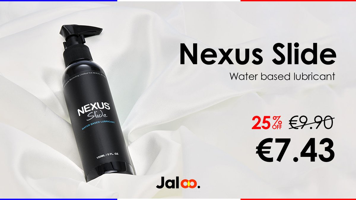 jaloo_uk's tweet photo. #frenchdays2022 
Nexus water-based lube is only €7.43 💦
👉 https://t.co/jdJl0iIVwv

⚠ 25% off on the entire shop!

#Lube #pleasure #Jaloo #toysforwomen #toysformen #fridaynightfunkin https://t.co/vrunsS41IY
