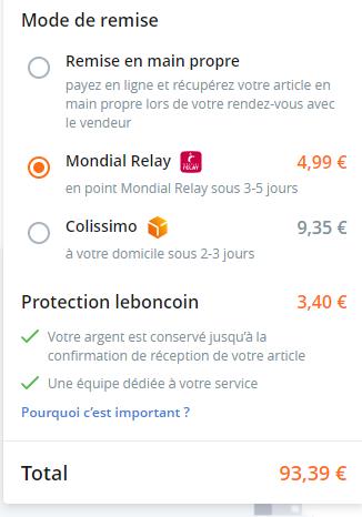 Skullbryar's tweet photo. @RetroPoloTV @EnebaFr C'est effectivement plus cher, mais compensé avec les fdp :)
J'ai fait un test sur LBC : https://t.co/XAi5uUW7Af
