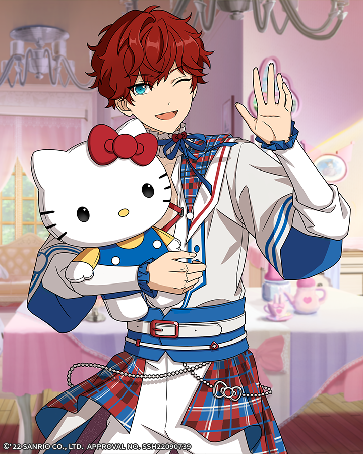 enstars2_tw's tweet photo. 聯動主題原創卡面公開！

夢中的蝴蝶穿梭在這充滿歡笑的茶話會裡，
神秘的精靈讓糖果與音樂交織幸福的旋律。

甜蜜奇境，綺夢甄心
 偶像夢幻祭2 x 三麗鷗家族聯動主題招募卡面公開！

10月2日，「招募！Cherished Cutie」敬請期待♪
更多聯動活動消息，還請關注後續發布
#偶像夢幻祭2  #三麗鷗 https://t.co/RQeLsmfuww