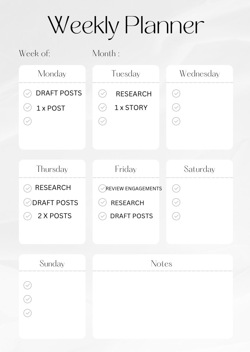 maddy_hammett's tweet photo. As I am working with @Jessicahead22 for my digital artefact this semester, I tried to make my weekly schedule opposite to hers, so that there is a smooth flow of content. (3/3)
Here it is: https://t.co/LbTTpFO4mk