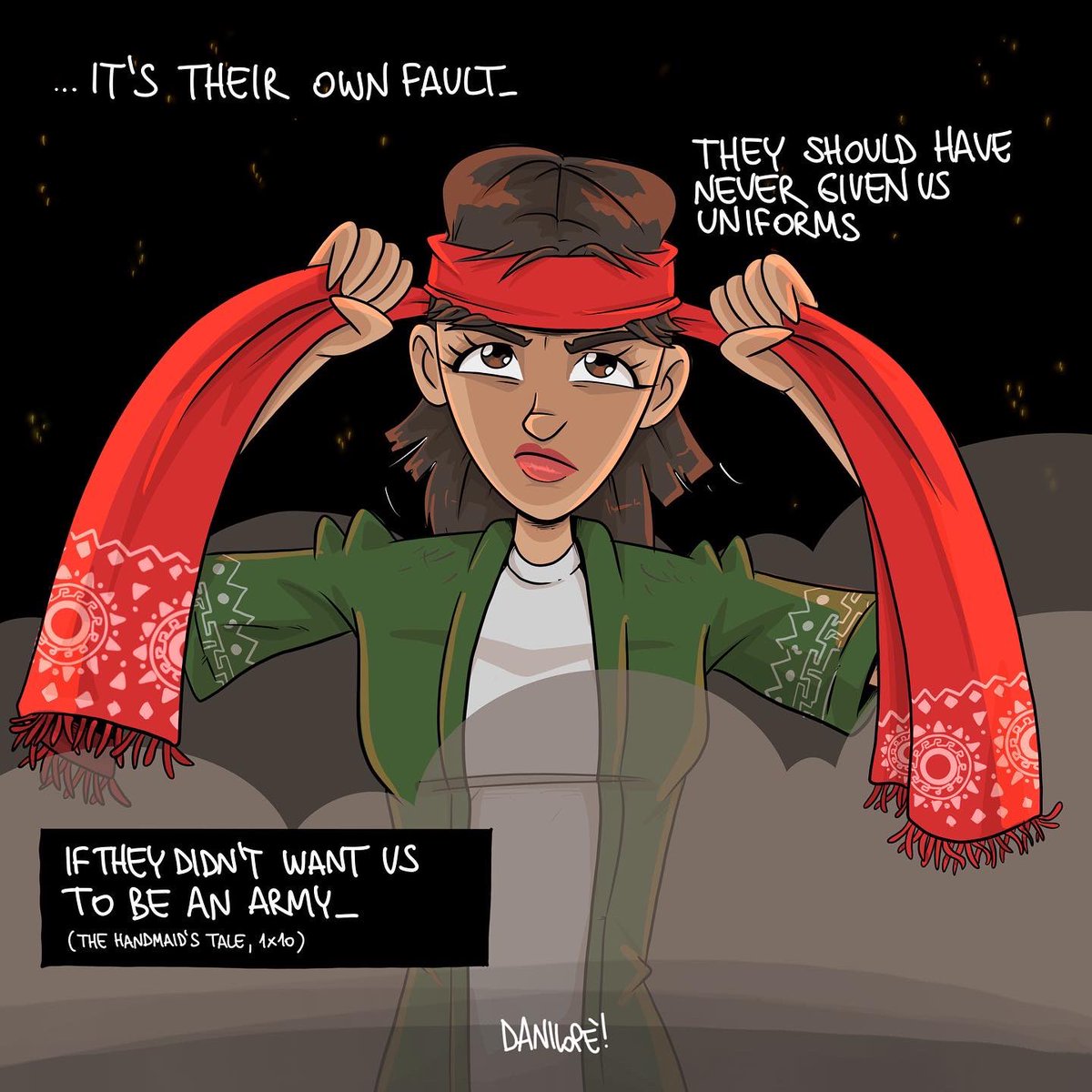 🇮🇷

#Iran #IranProtests #MashaAmini #IranProtests2022 #Mahsa_Amini #TheHandmaidsTale #illustration #danilope