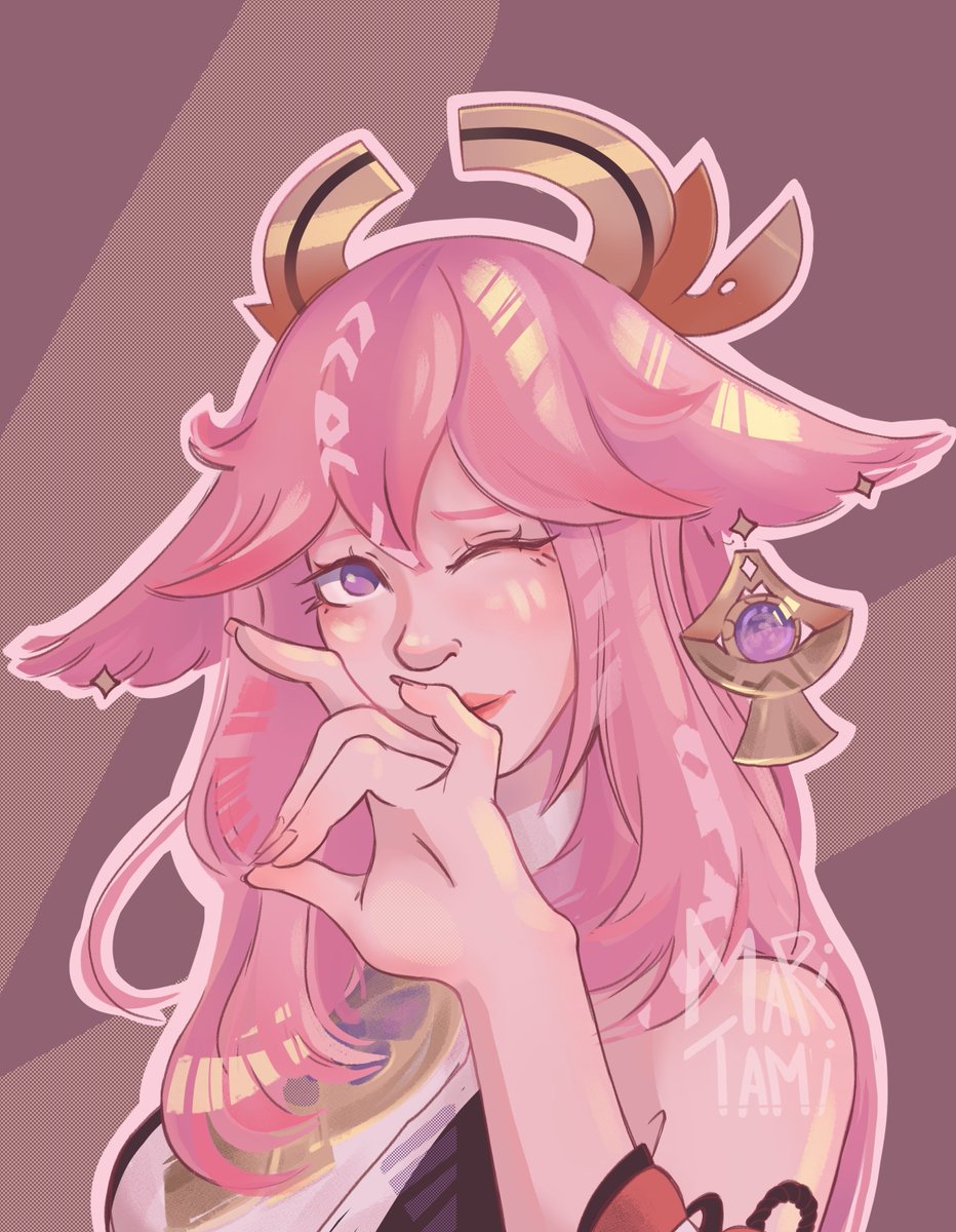 maritami_art's tweet photo. The Unique Yae Miko 

#art #artist #redraw #yaemiko #GenshinImpact #genshinimpactfanart #yaemikofanart https://t.co/ssbEYDX15Y