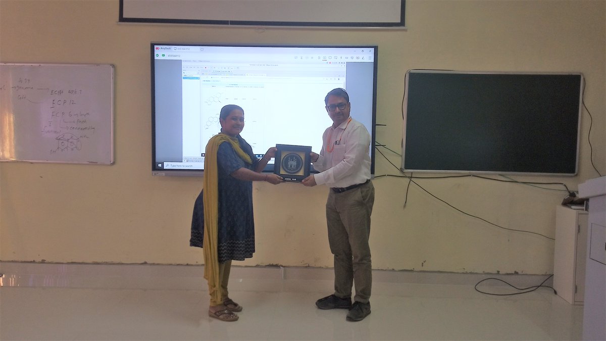 NIPERHyd's tweet photo. Glimpses of Valedictory Ceremony Two-Day #Workshop on Fundamentals of #Nextgeneration sequencing #NGS organized by Dept. of #Pharmacoinformatics @NIPERHyd & @iALTEM (P) Ltd.
@Pharmadept @mansukhmandviya @OfficeOf_MM @bhagwantkhuba @rajneeshtingal #Sequencing #NextGenSequencing https://t.co/XLsaBkVHcz