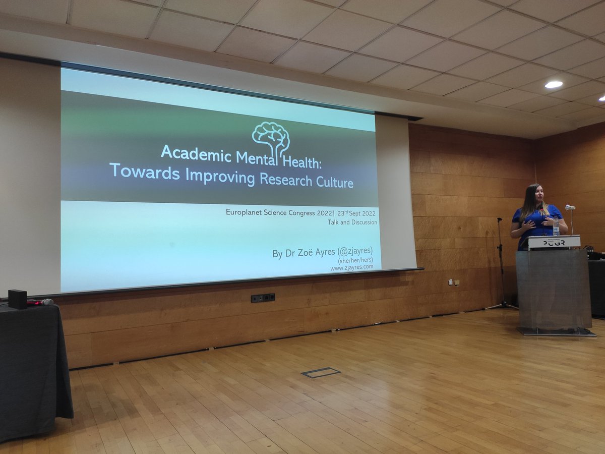 🔴 Academic Mental Health seminar is happening NOW! Join us in room Andalucia 3, our speaker @ZJAyres is about to guide us through a very important journey 🚀
#EPSC2022 #PhD #phdlife #phdchat #phdvoice