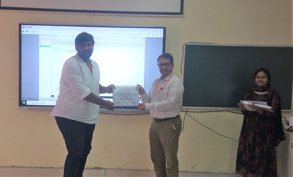 NIPERHyd's tweet photo. Glimpses of Valedictory Ceremony Two-Day #Workshop on Fundamentals of #Nextgeneration sequencing #NGS organized by Dept. of #Pharmacoinformatics @NIPERHyd & @iALTEM (P) Ltd.
@Pharmadept @mansukhmandviya @OfficeOf_MM @bhagwantkhuba @rajneeshtingal #Sequencing #NextGenSequencing https://t.co/zkiKf54L56