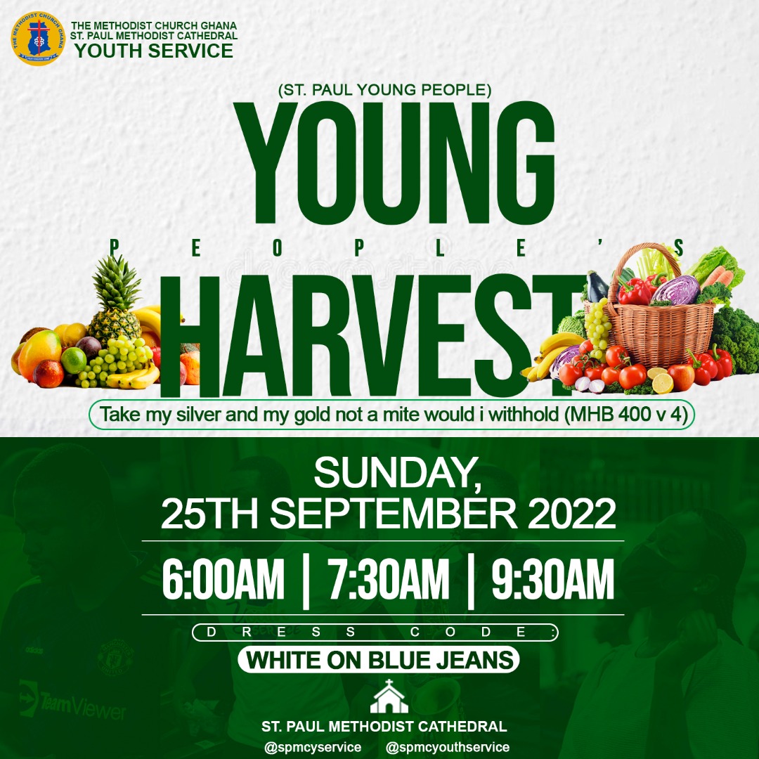 spmcyservice's tweet photo. Young Peoples Harvest is this Sunday, Sept. 25th.Come prepared and give faithfully unto the Lord from a grateful heart withholding nothing.
SPMCYS Publicity https://t.co/AhKwWTDk6t