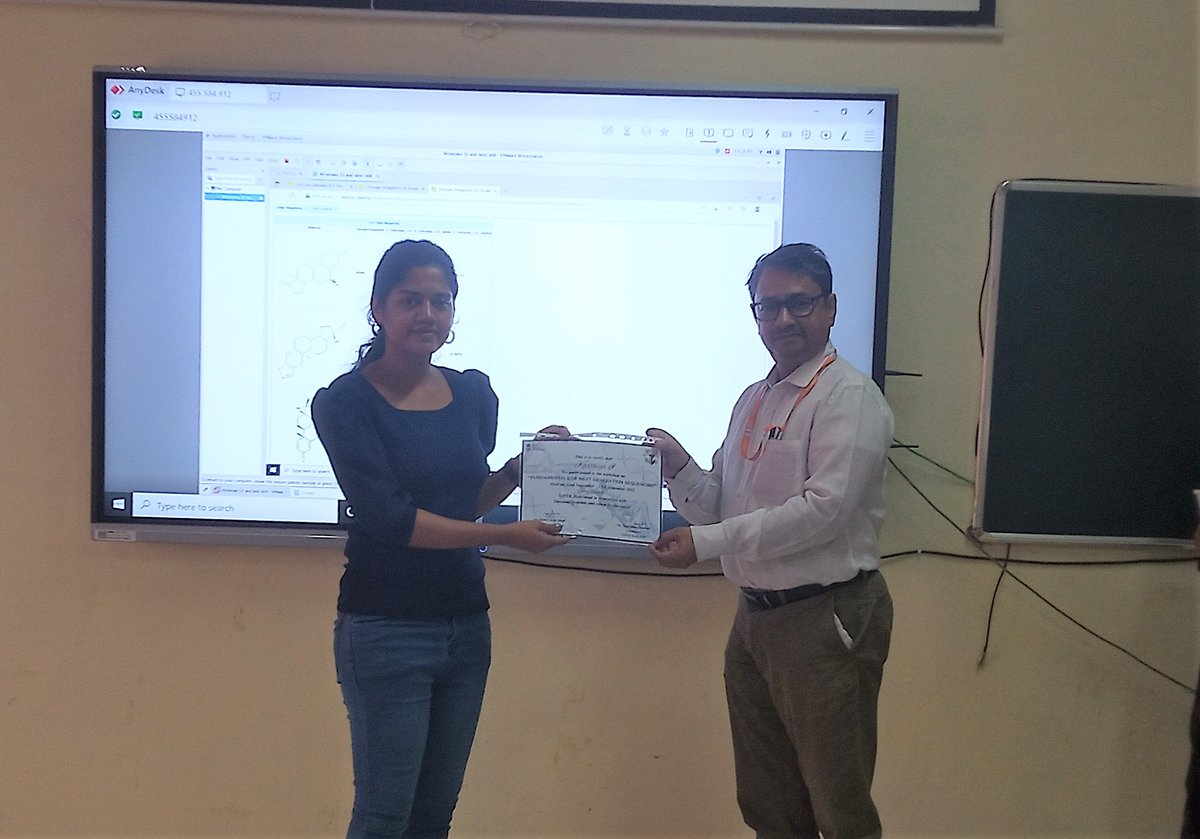 NIPERHyd's tweet photo. Glimpses of Valedictory Ceremony Two-Day #Workshop on Fundamentals of #Nextgeneration sequencing #NGS organized by Dept. of #Pharmacoinformatics @NIPERHyd & @iALTEM (P) Ltd.
@Pharmadept @mansukhmandviya @OfficeOf_MM @bhagwantkhuba @rajneeshtingal #Sequencing #NextGenSequencing https://t.co/1Soxa73k3c
