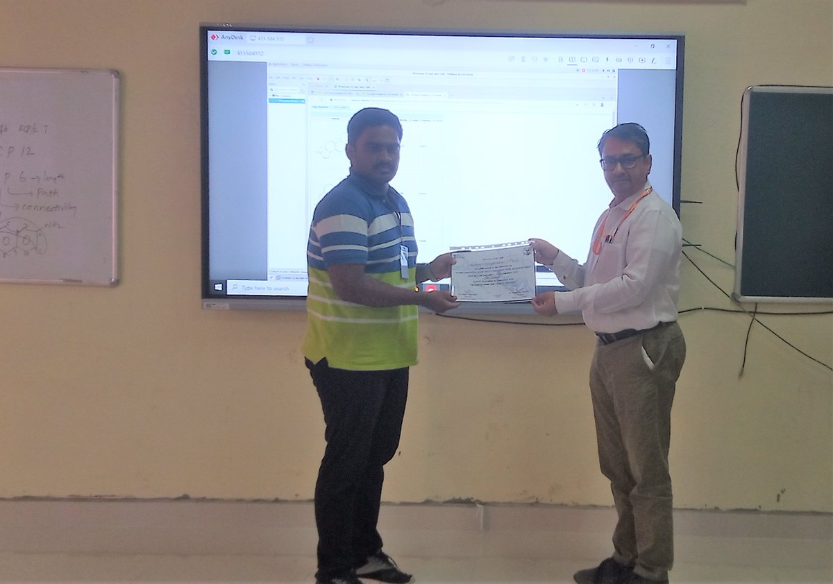 NIPERHyd's tweet photo. Glimpses of Valedictory Ceremony Two-Day #Workshop on Fundamentals of #Nextgeneration sequencing #NGS organized by Dept. of #Pharmacoinformatics @NIPERHyd & @iALTEM (P) Ltd.
@Pharmadept @mansukhmandviya @OfficeOf_MM @bhagwantkhuba @rajneeshtingal #Sequencing #NextGenSequencing https://t.co/3hCInKTzCj