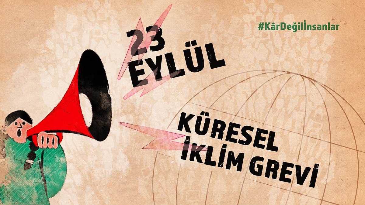 📢Tüm dünya ile birlikte Türkiyeli genç iklim aktivistleri de bugün karar vericileri acil harekete geçmeye çağırıyor. 

#İklimGrevi2022 #kârdeğilinsanlar

İl Programları ⬇️