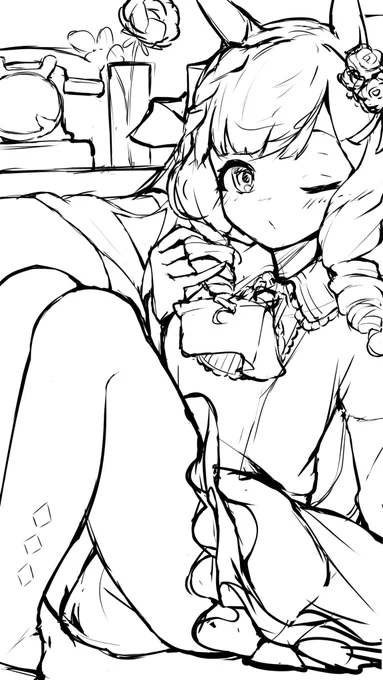 ダイイチルビーちゃんもらふできたよ! 