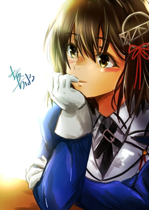 #艦これ版深夜の真剣お絵描き60分一本勝負
#艦これ版真剣お絵描き60分一本勝負_20220923
#羽黒

今日はフライングでワンドロしました! 