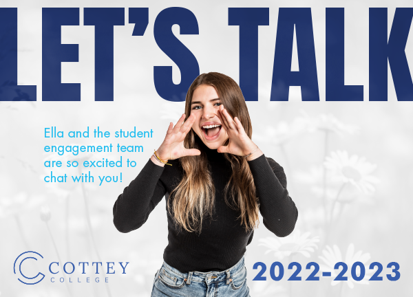 Our annual Phonathon begins on October 3 and runs through November 15! Watch for a call from 417-667-8181. We hope you'll take this opportunity to speak with a bright, enthusiastic Cottey student!