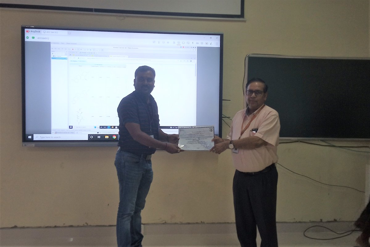 NIPERHyd's tweet photo. Glimpses of Valedictory Ceremony Two-Day #Workshop on Fundamentals of #Nextgeneration sequencing #NGS organized by Dept. of #Pharmacoinformatics @NIPERHyd & @iALTEM (P) Ltd.
@Pharmadept @mansukhmandviya @OfficeOf_MM @bhagwantkhuba @rajneeshtingal #Sequencing #NextGenSequencing https://t.co/G8UIKXfhni