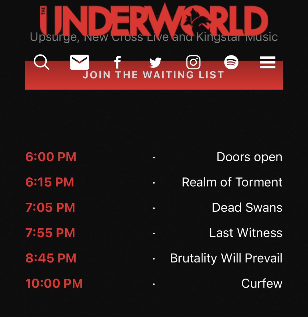 LastWitness's tweet image. tonight is an EARLY show, don’t be a clown and sit in the pub too long and miss all the bands