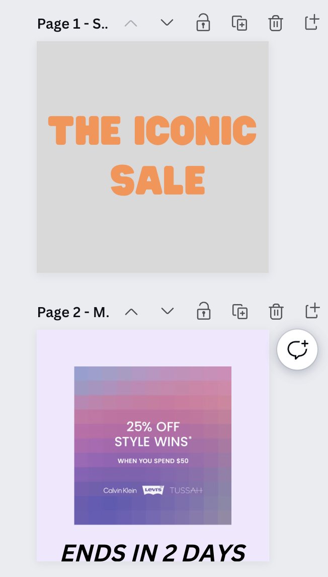 maddy_hammett's tweet photo. (3/3)I have been utilising Canva to prototype my work, which has been hugely beneficial to my digital artefact this semester. In these images, you can see how I have been prototyping my future posts. https://t.co/kQmm9odZlX