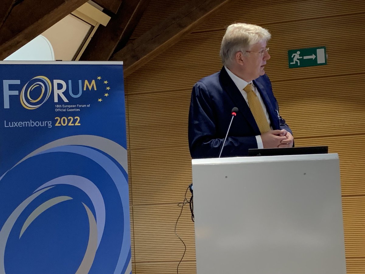 Amazing works in progress <a href="/EuropeanForumOJ/">European Forum OJ</a> in #Luxembourg to produce good law and provide easy access to it: #Chatbot #ArtificialIntelligence #OpenData #Metadata #Formats