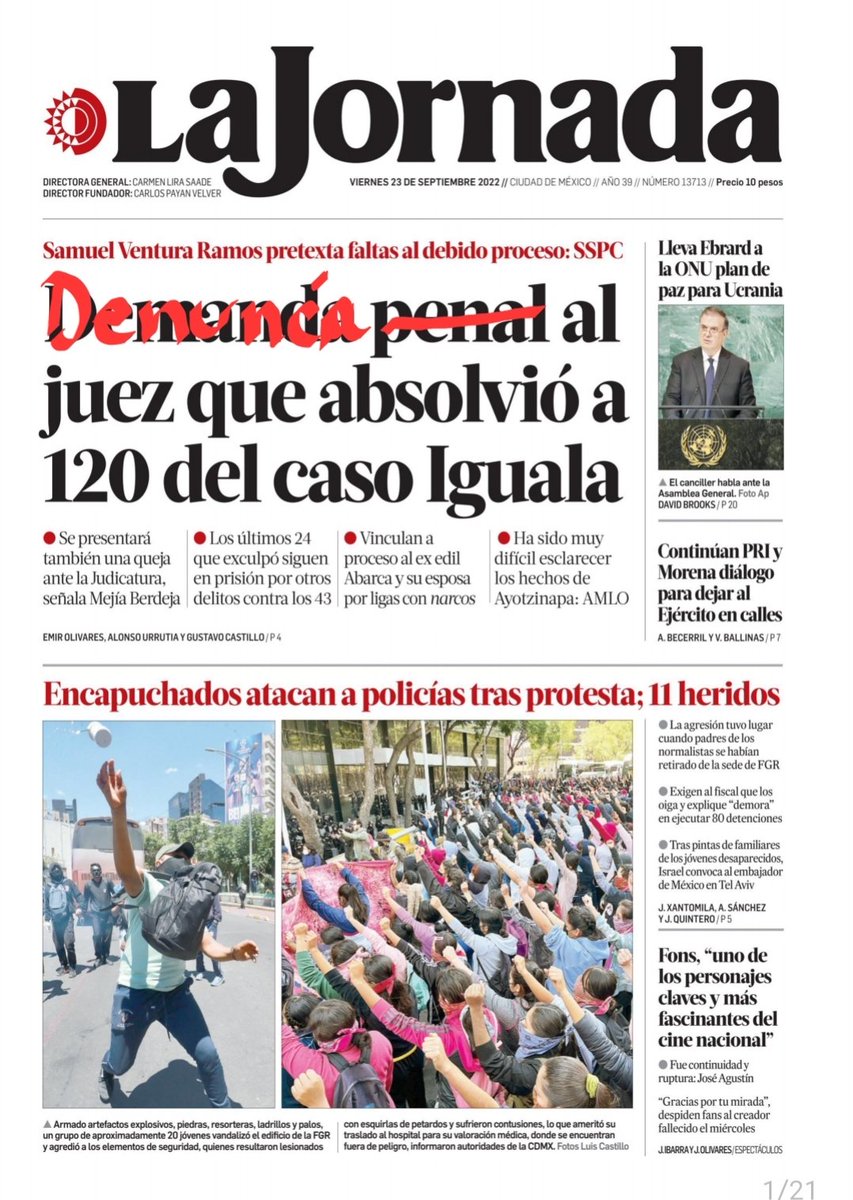 Reciben millones en publicidad gubernamental pero no saben distinguir entre demanda y denuncia.

No me sorprende.