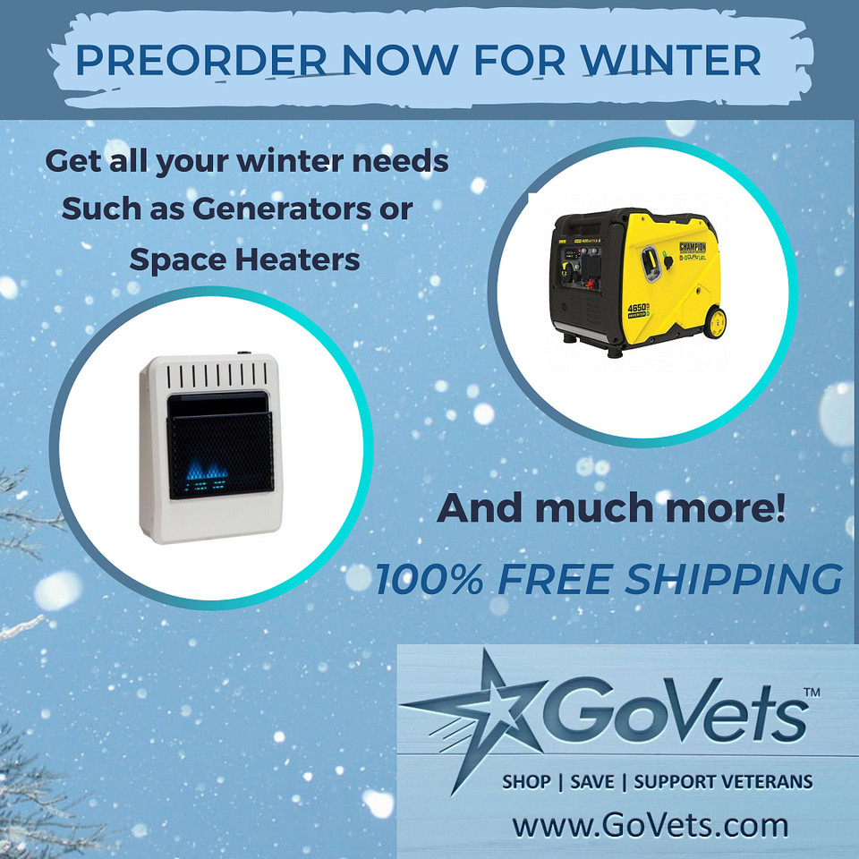 GoVetsFirst's tweet image. Winter isn't too far away! Instead of getting caught in a backordered market with winter items, order what you need today on GoVets.com! #WinterItems #freeshipping #shoponline