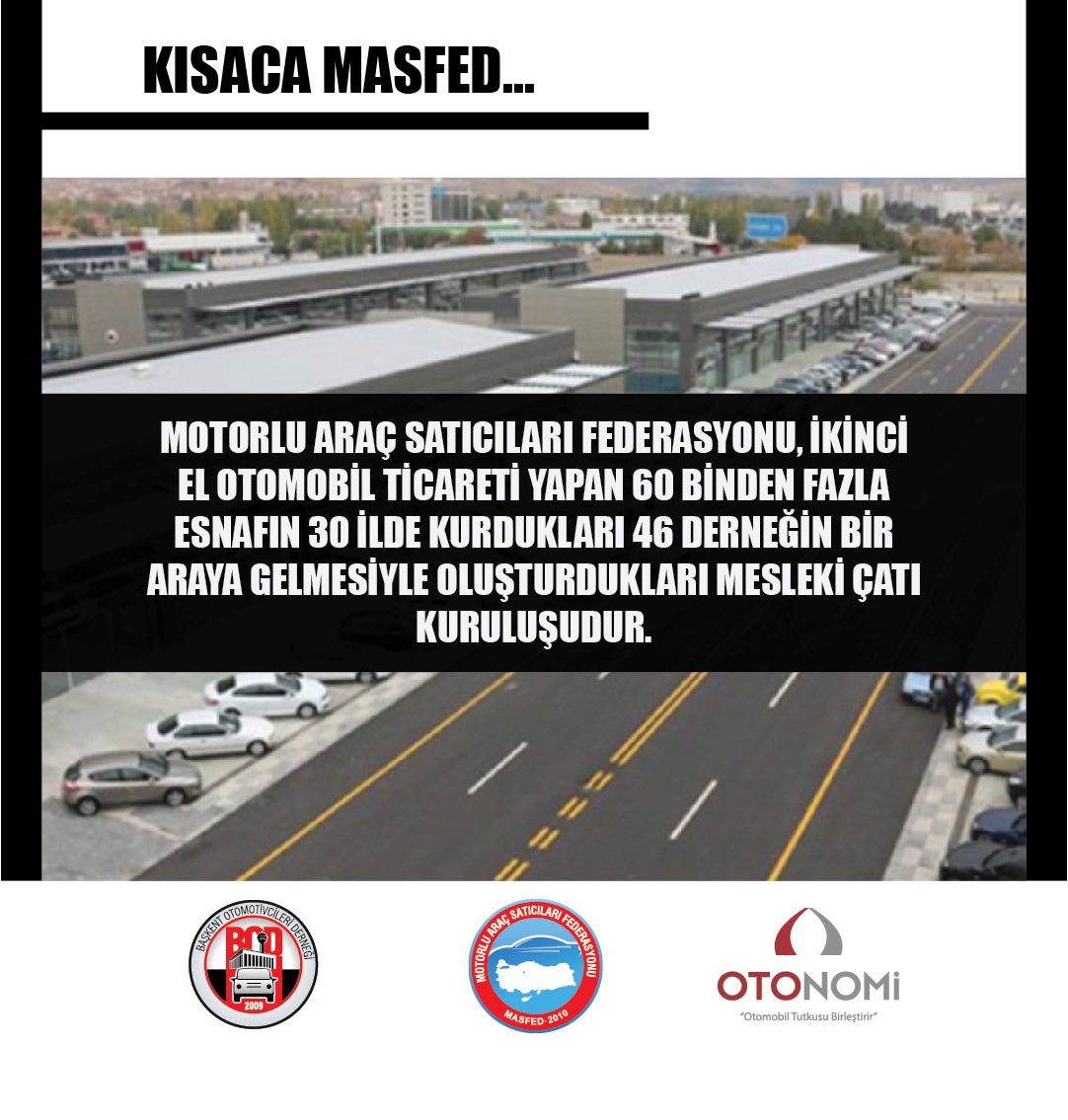 Motorlu Araç Satıcıları Federasyonu tweet media