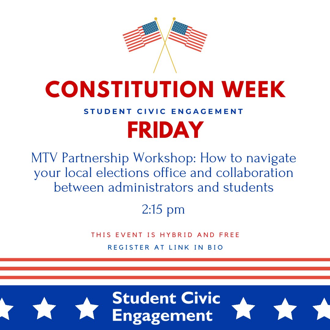 GSUCivicEngage's tweet photo. Check out today's Constitution Week events!https://t.co/7yWVnNtdMX #ConstitutionWeek2022 #PanthersEngage https://t.co/A9VLQkWqs4