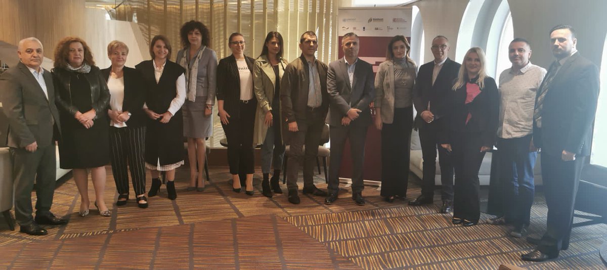 Today in Skopje🇲🇰<a href="/UNODC_Firearms/">UNODC Firearms Trafficking</a> held the 6th event in the series of Inter-Institutional exchange of information workshops on improving the coop. between customs, police &amp; prosecution as part of #UNODC Community of Practitioners. #Roadmap2024 with the support of  🇩🇪🇬🇧🇸🇪🇫🇷🇳🇱🇳🇴🇪🇺