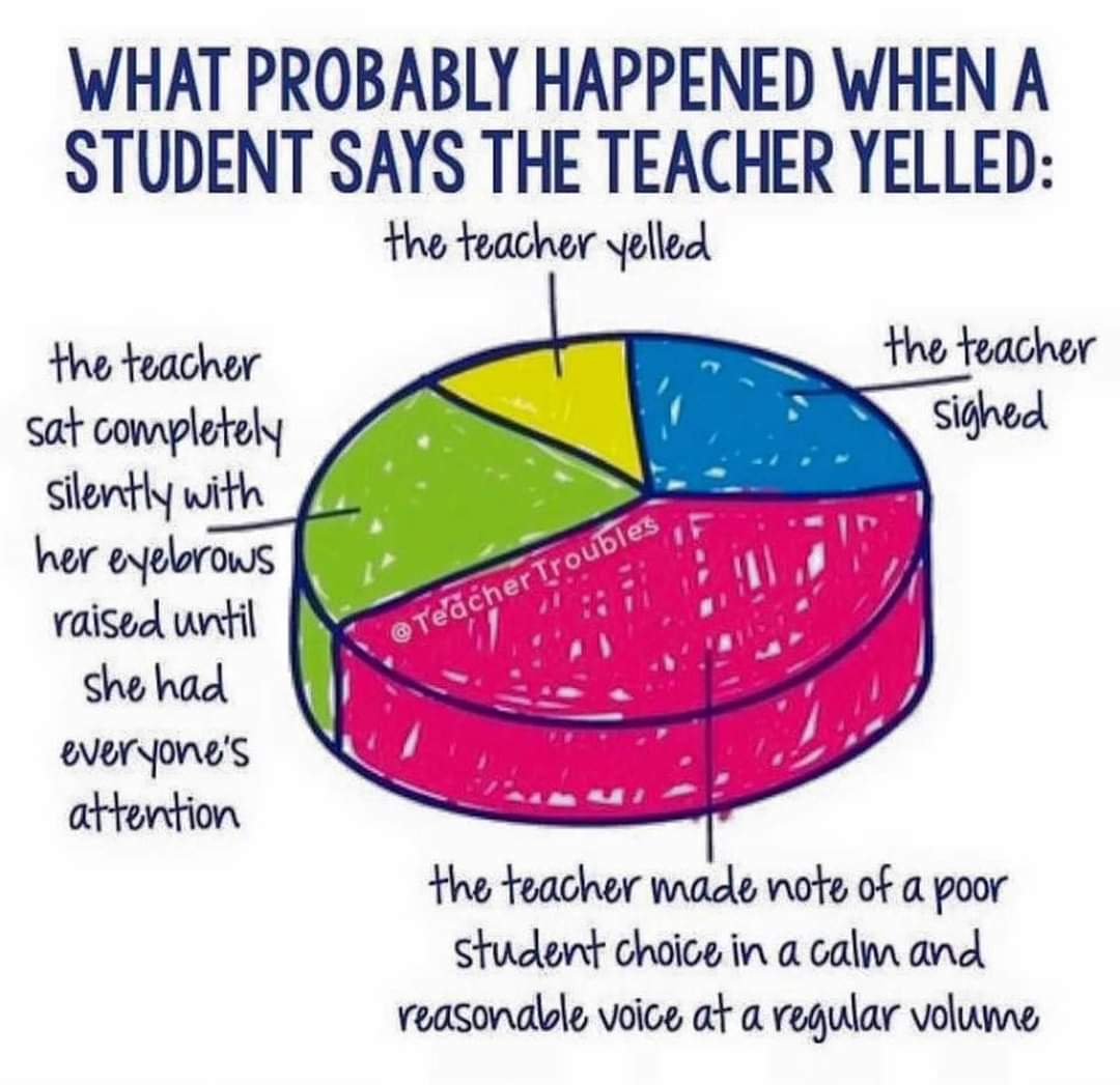 HelpATeacher's tweet photo. Sounds about right. 💯 https://t.co/Et9sNY7d0y