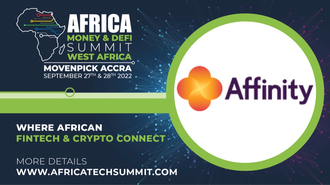 AffinityGhana's tweet photo. Join us at the @AfricaMoneyDefi Summit at Movenpic Hotel (Accra, Ghana) from 27th to 28th September to hear the latest on what’s happening in the African FinTech, Defi &amp; Crypto ecosystem. https://t.co/FAzs4hG3Dd