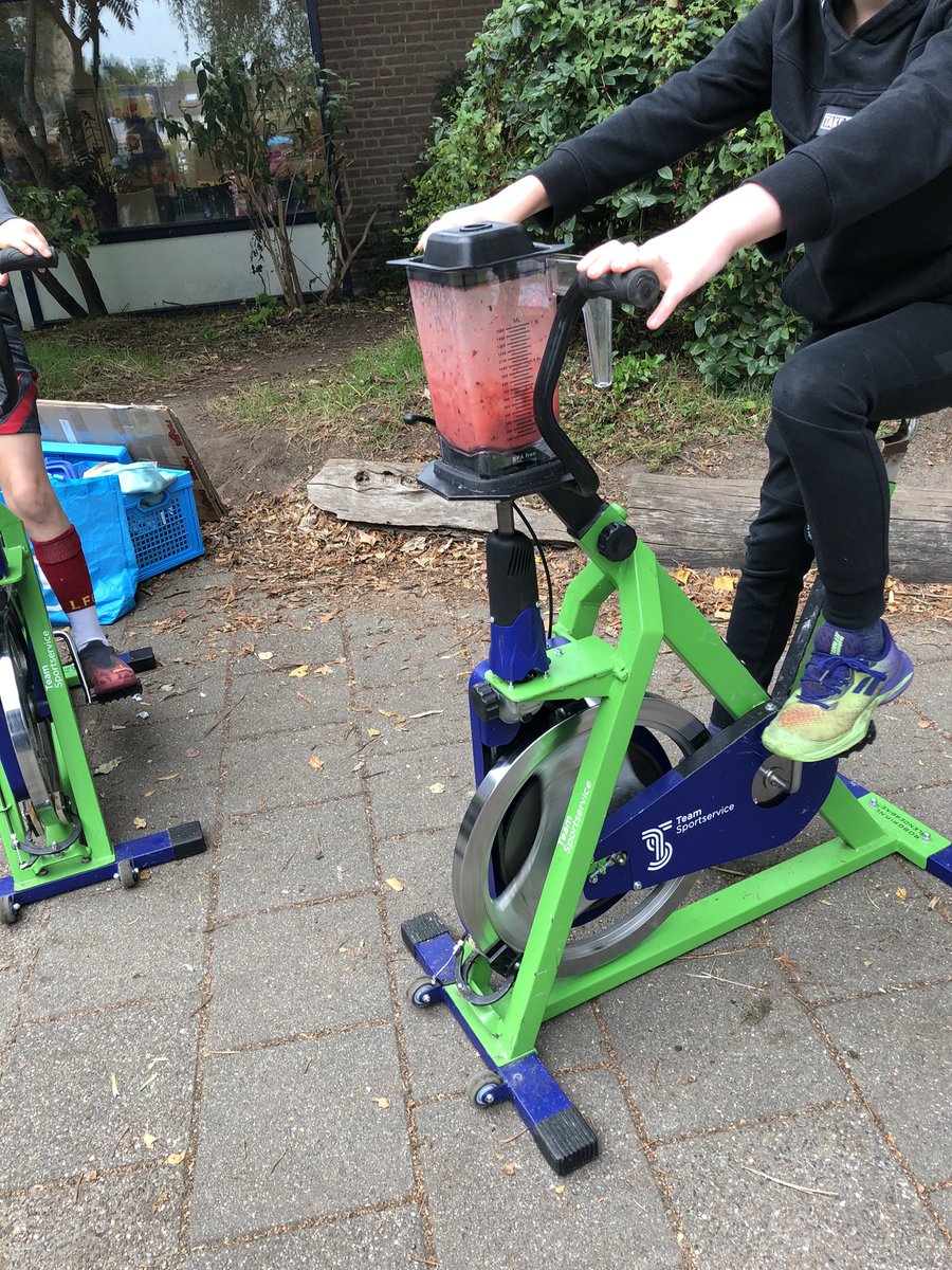 Smoothie fietsen #gezondenmeer #zwaanshoek
