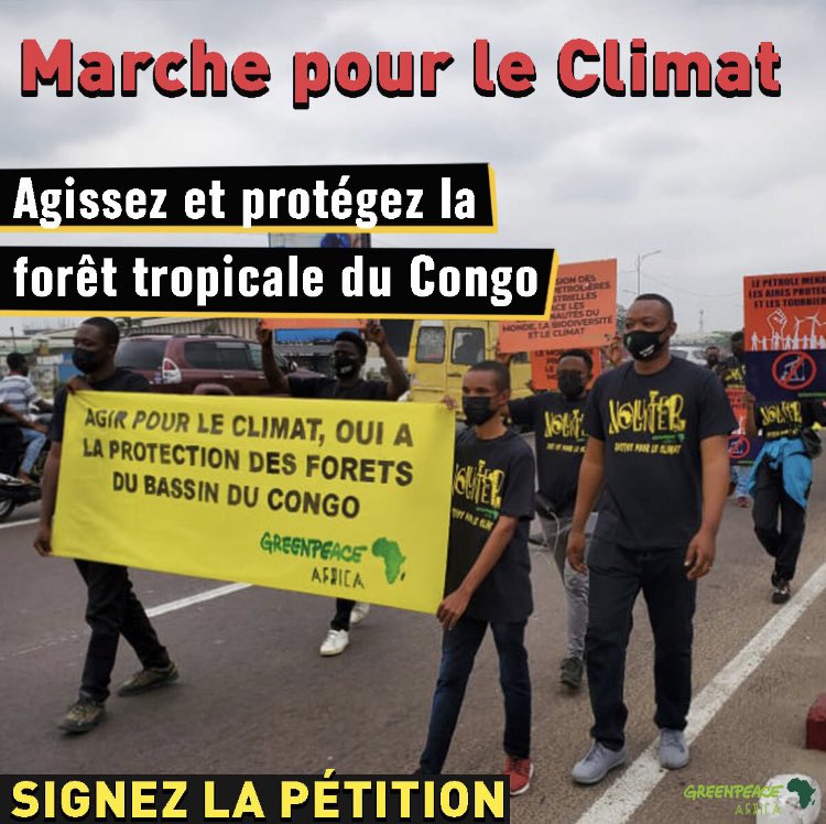 patmuamba's tweet photo. #DRC #Climatemarch #Precop27
Youth people asking the Congolese government to #STOP Fossil Fuel  in the Congo basin Forest. @Greenpeaceafric @RFIAfrique @Irenewabiwa @RaoulMons @350Africa @StanysBujakera @environews_rdc @afpfr @CAFISecretariat @NgwatoSabin https://t.co/6AkKKeQnpl