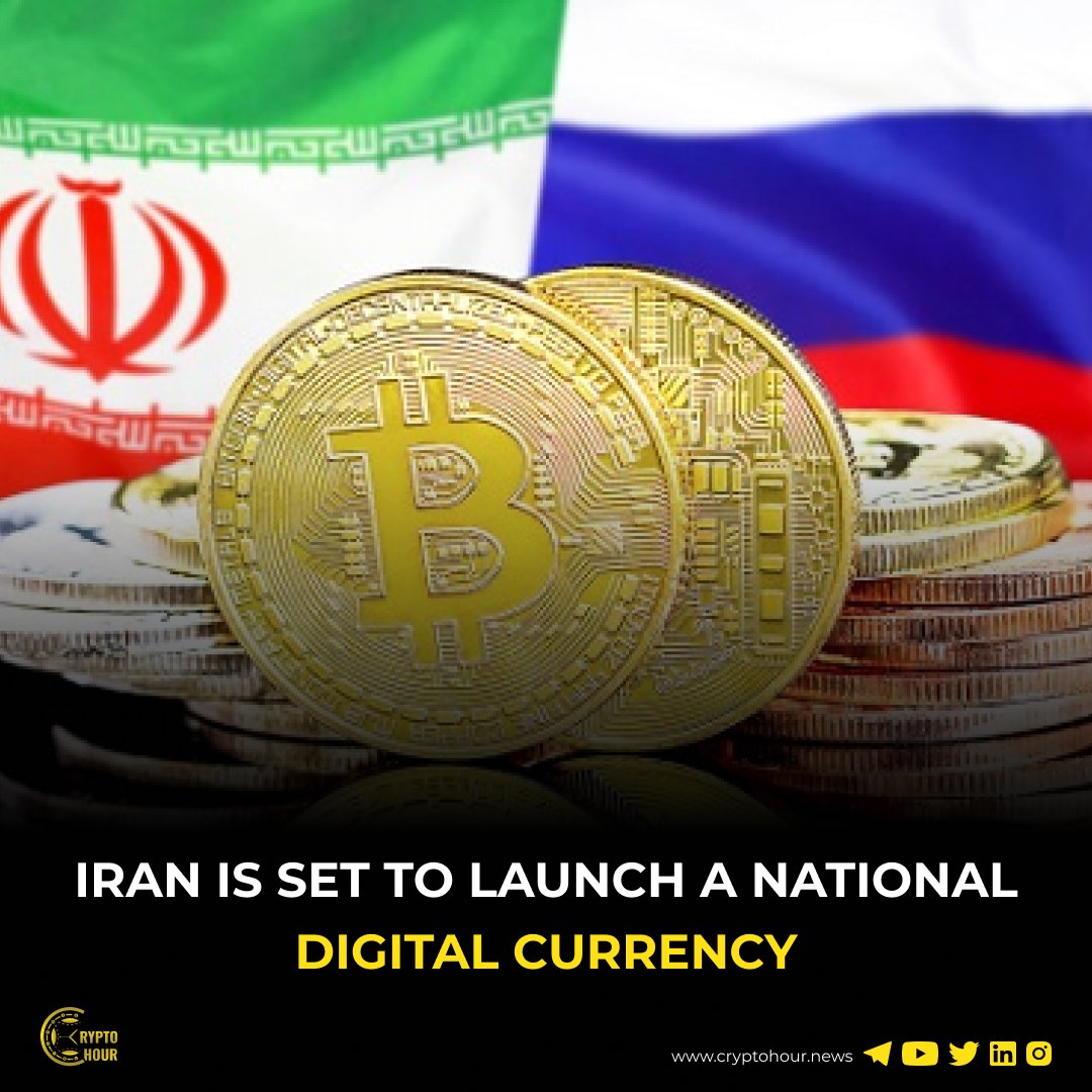 Cryptohour_'s tweet photo. The Central Bank of Iran will make a pilot launch of a central bank digital currency (CBDC) on Thursda, the Iranian Chamber of Commerce has announced. The so-called βcrypto-rialβ has been in the planning stage for several years...
#Cryptohour #Cryptocurrency #Crypto https://t.co/73hWu2Ix81