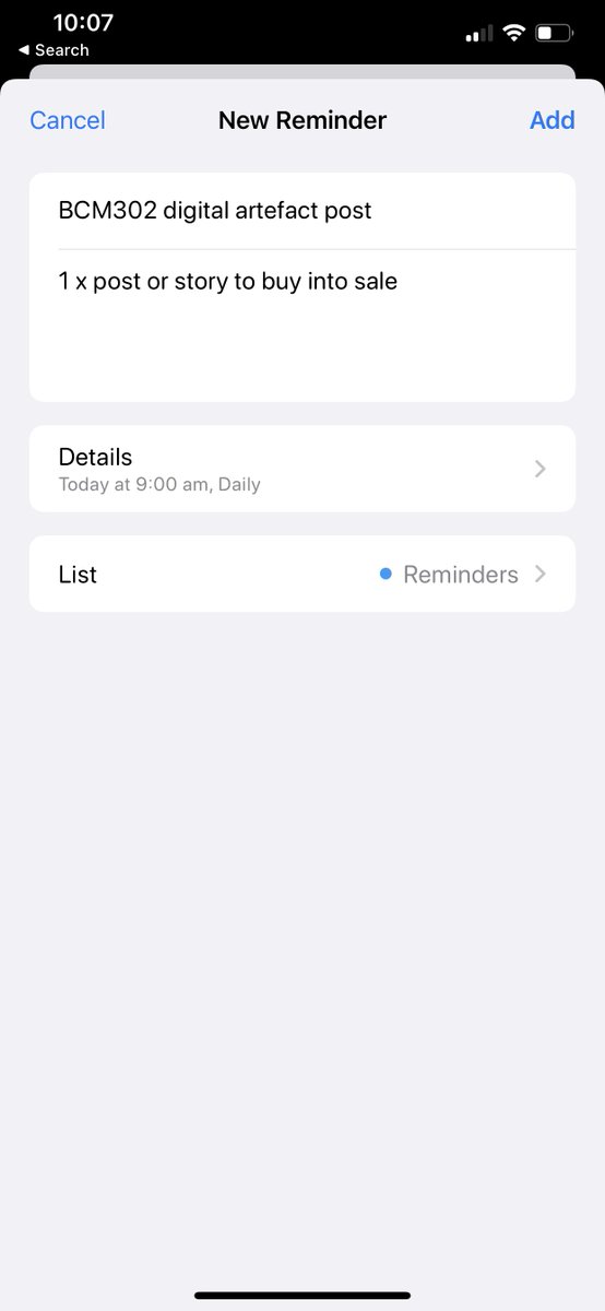 maddy_hammett's tweet photo. I am setting myself a goal for one post a day, Monday to Saturday and have set myself reminders to ensure I am staying on top of my posts. (3/4) https://t.co/dhts4p7zsL