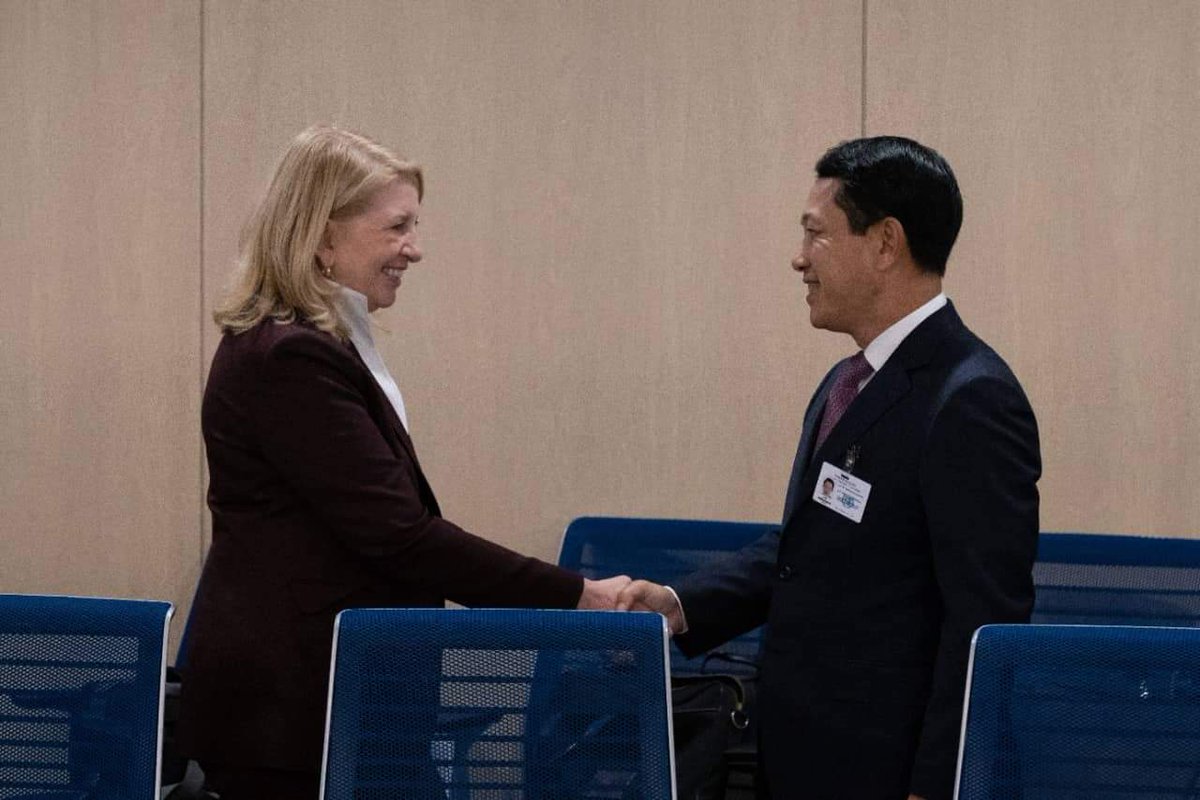UNICEFLaos's tweet photo. 50 years of partnership 🤝!

As Lao PDR 🇱🇦 and @UNICEF embark on the new Country Programme 2022-6,  Deputy Prime Minister Kommasith met @unicefchief to congratulate on the 50 years of strong collaboration &amp; discuss the future programmes to improve the lives of every child. https://t.co/KWOgzIn3Dr