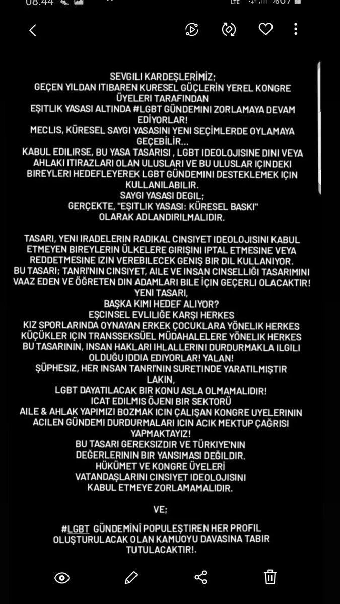 aylema_turan's tweet photo. Cok acil
#LGBT gundemi durdurulsun
Meclise acik mektubumuzdur
@TBMMresmi
@TBMMGenelkurulu
@AKparti
@MHP
@EmniyetGm
#SODAKIKA https://t.co/ZYjaFj6lX8