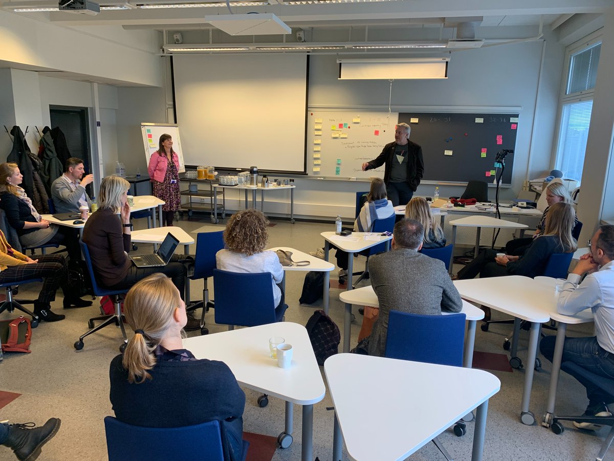TAOK_TAMK's tweet photo. EduSTA-hankkeen virallinen kick off -tapaaminen järjestettiin tällä viikolla Tampereella. Löydätkö kuvasta tuttuja? #EduSTA #ErasmusPlus #TeacherAcademies #sustainability #competences #sdg4 #kestävästiamk @TAMK_UAS https://t.co/wmbO6vovfb