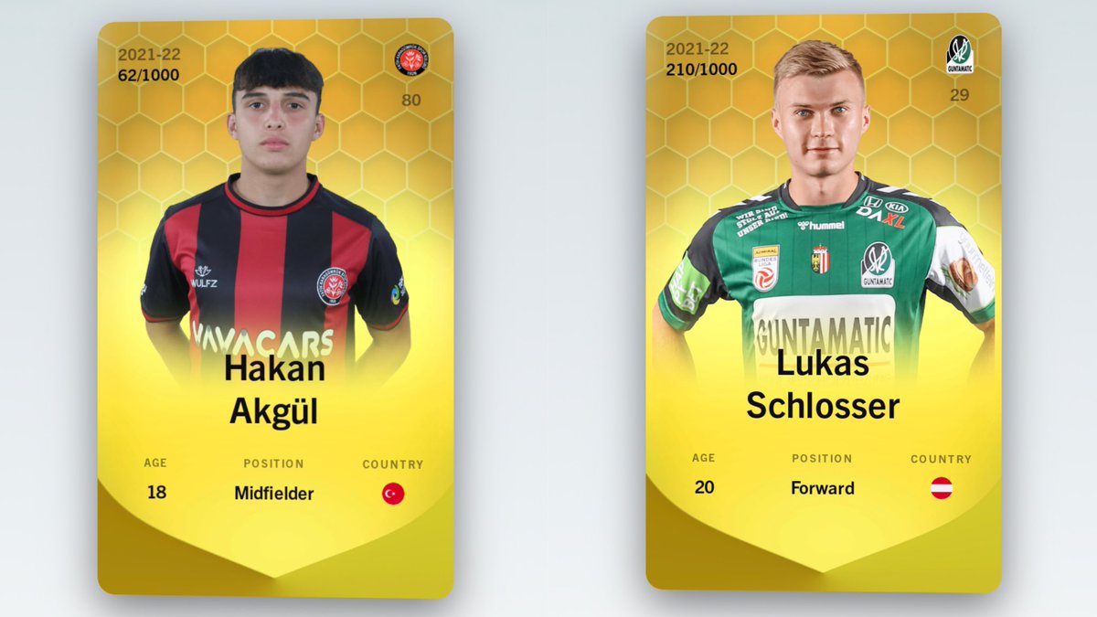 fiago7's tweet photo. Next Sorare Giveaway: 8x U21 Talents who I don‘t need but could become starters 🎁

1️⃣ Like + Retweet
2️⃣ Comment your Sorare username

I will announce the winner once we hit 15k followers here on Twitter ⏳

Make sure you follow me for regular Sorare giveaways 👊 https://t.co/MxDQcvXPR0