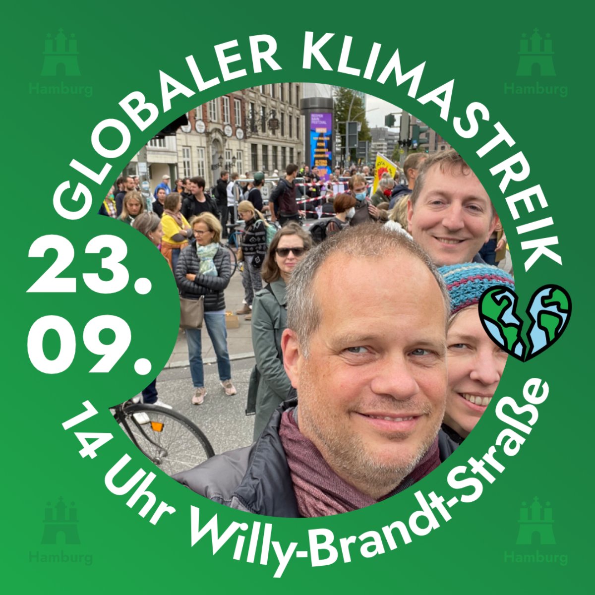 VonWiedegong's tweet photo. Heute mit den Kollegen:innen von @itagile auf der Klimademo
#Klimastreik #FFFSep23 #FridaysForFuture #Hamburg @andreashhh https://t.co/KBtFtsGp7k
