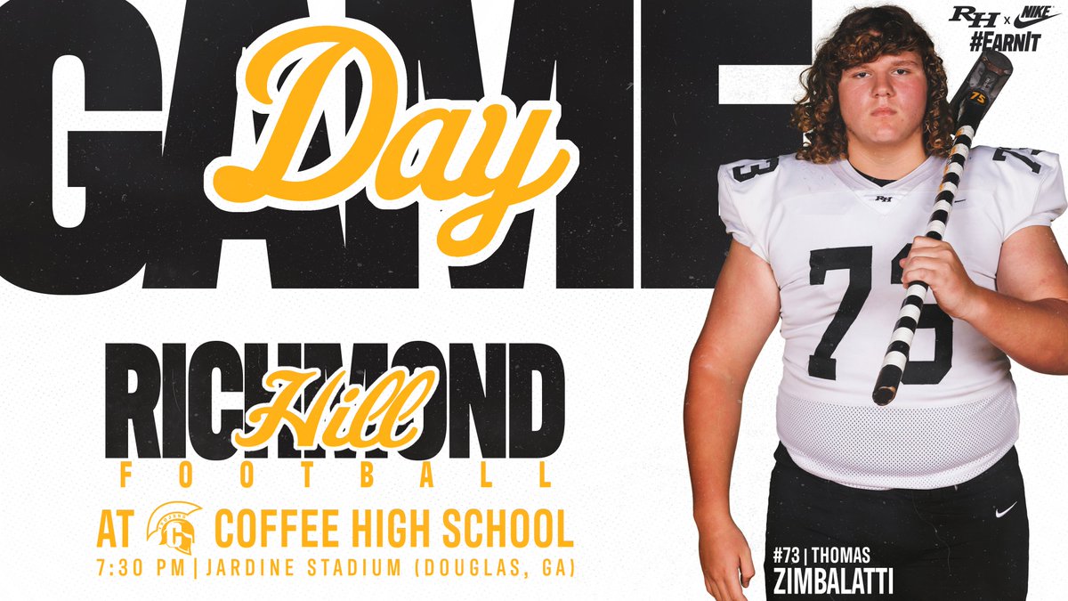 RHHSFootball's tweet photo. 𝙂𝙍𝙀𝘼𝙏 𝘿𝘼𝙔 𝙏𝙊 𝘽𝙀 𝘼 𝙒𝙄𝙇𝘿𝘾𝘼𝙏!
🆚Coffee High School
🕢7:30pm
📍Jardine Stadium (Douglas, GA)
🎟️Ticket gate
📻https://t.co/fTMp6cZ96Q
📺https://t.co/bEYzpaJ4ry

#EARNit | #BTH https://t.co/F02jMFcOfX