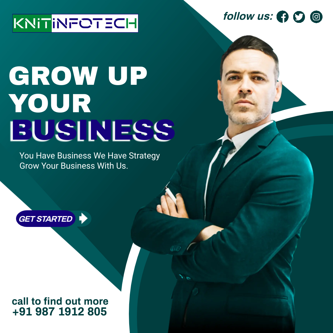 KnitInfotech's tweet photo. Get your business growing with our result-oriented Digital Marketing https://t.co/vDzCj3bRuQ On : https://t.co/Q9WL4wMwPk  Ph : +91 987 1912 805 Email : info@knitinfotech.com

#seo #website  #logo  #businessgrowing #digitalmarketing #knitinfotech #businessgrowth https://t.co/VyXz7LgY0h