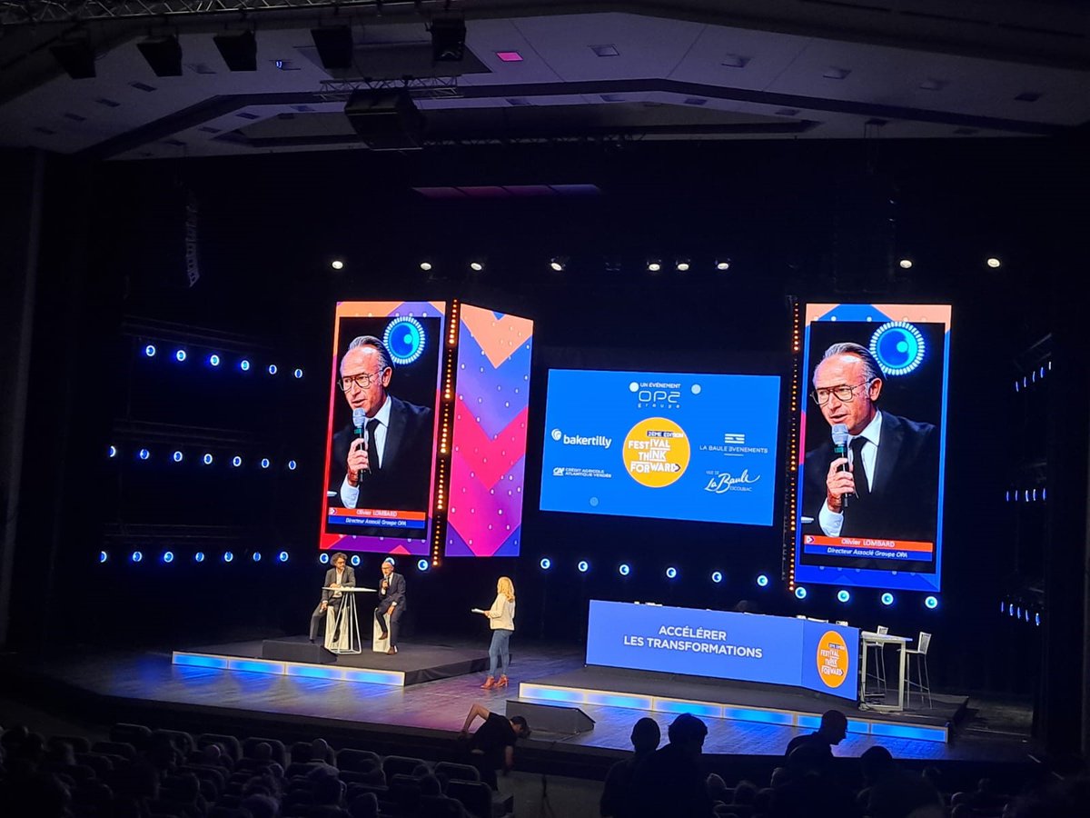 #RIDE est au <a href="/FThinkForward/">FESTIVAL THINK FORWARD</a> ! 😀
Représenté par <a href="/laurentmanach/">Laurent Manach</a> et <a href="/AubertinL/">AUBERTIN Laurent</a>
 du <a href="/Polemc2/">Pôle EMC2</a>, #RIDE était à La Baule hier et aujourd'hui pour échanger sur l’industrie durable et écoresponsable.
Merci aux organisateurs et partenaires de l'événement ! <a href="/groupeopa/">Groupe OPA</a>