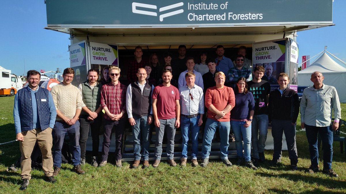 TheICF's tweet image. Great to see the apprentices from the new Development Woodland Officer Programme at our stand at #APF2022!