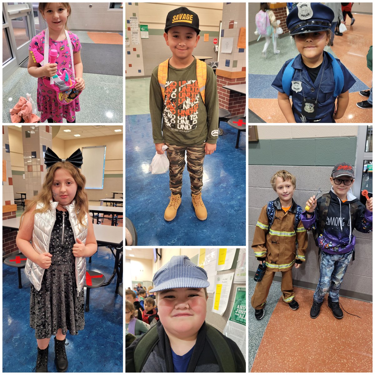 GoshenSchools's tweet photo. Model students finished "College Go" week by dressing for their dream jobs! ✨️ From astronauts to rock stars 🌟 police officers and firefighters 🚒 train engineers, handy men, hunters & even a ballerina! 🩰 We have them all at Model Elementary School!
#Modeltheway #ModelIsKind https://t.co/rLhSvbIA0Z