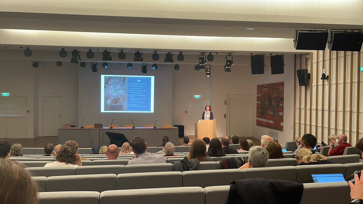 Origins7Paris's tweet photo. Our session on museum studies starts with Frederica Ugliano and her examination of Prehistoric museum collections in Italy #Origins7Paris https://t.co/eMME7QnXcK