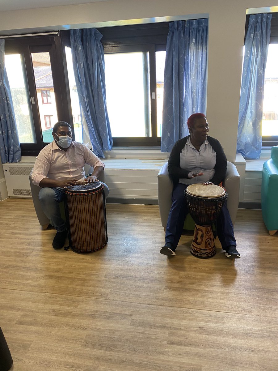 meganbuckley23's tweet photo. Music group this afternoon on the ward, both patients and staff loving this 🎶 
#HereOnEagleton https://t.co/qRLQezbTP3