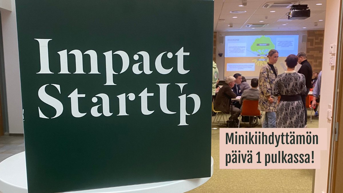 #ImpactStartup päivä 1 paketissa! 💯 Mahtavia oppeja, pohdintoja ja kohtaamisia, SUURI kiitos kaikille tiimeille ja asiantuntijoille 🙏💚 Tästä on hyvä jatkaa vaikuttavuusperusteisen liiketoiminnan kehittämistä lokakuussa 💪

#vaikuttavuus #kiihdyttämö