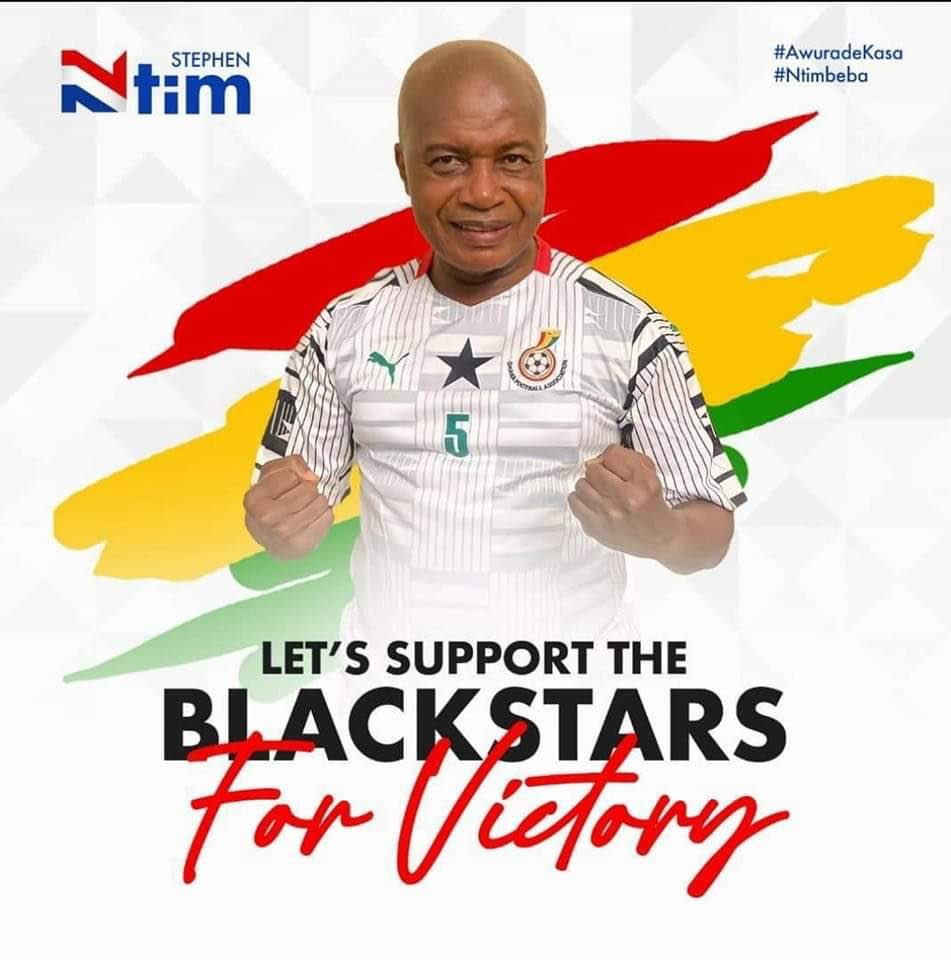 thealannews's tweet photo. NPP NATIONAL CHAIRMAN STEPHEN AYESU NTIM, LETβs SUPPORT THE BLACK STARS FOR VICTORY βπ½
#BlackStars
#THEALANNEWS
#Awuradekasa
#Ntimbeba https://t.co/wmyswWzAkd
