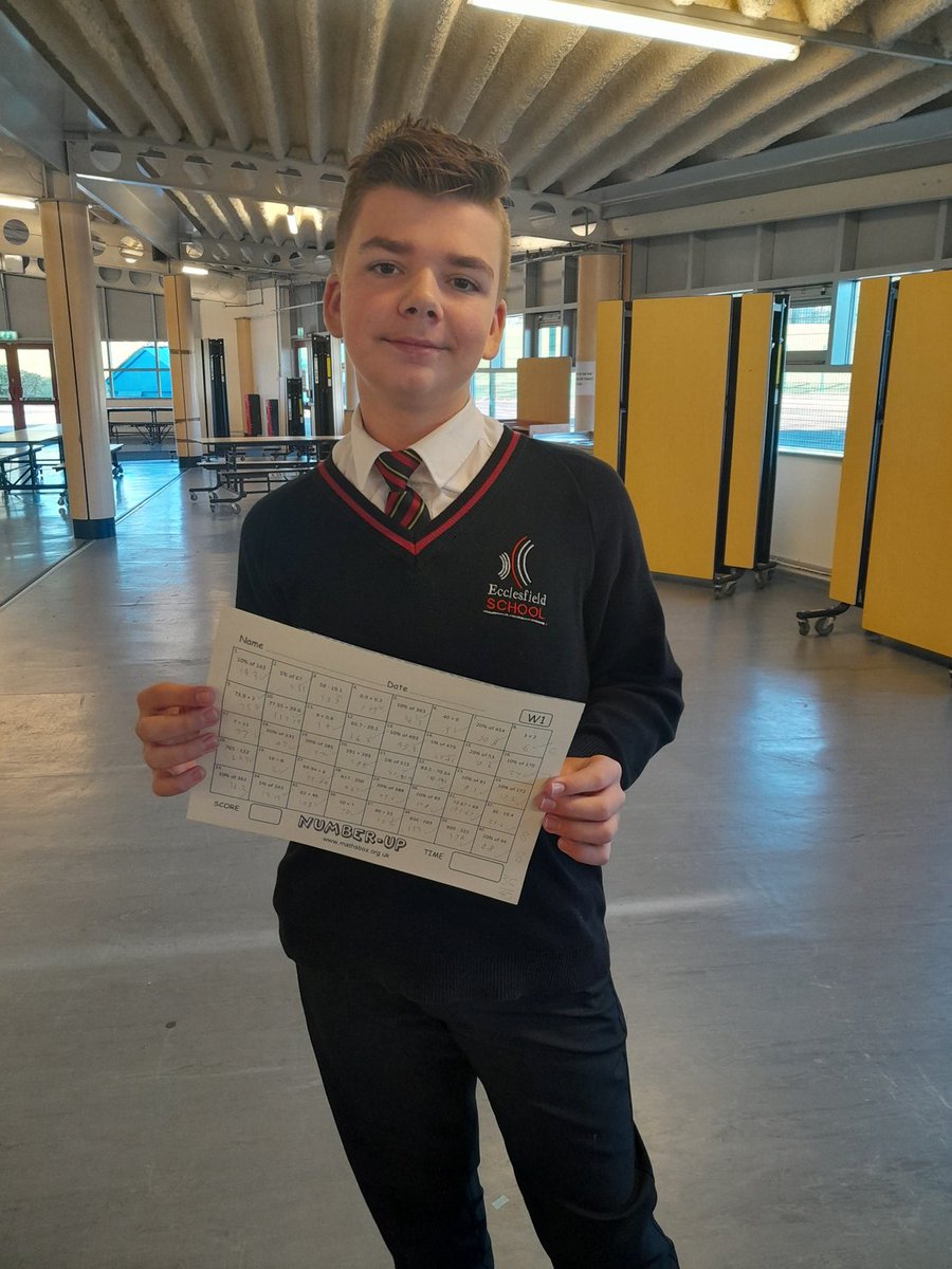 RennicksMiss's tweet photo. Quick maths challenge goes to 8CE, well done Mitchell for getting 36/40 in 5 minutes !!! #team8 ⌚ 🔢 🧠 @EccoNumeracy https://t.co/ZEwHJWUteB