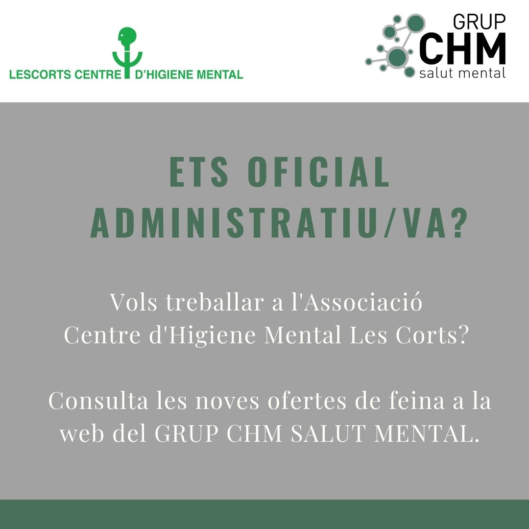 GrupCHMSM's tweet photo. Ets Oficial Administratiu/va i vols treballar als Serveis Centrals de l'Àrea Administrativa?

Consulta les noves ofertes de feina a la web del #GrupCHMsm

👉https://t.co/3IzS0SsSHW https://t.co/9r8PteGooM