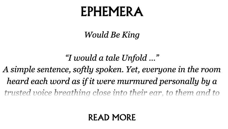 This week's title: WOULD BE KING... latest entries: hourofwrites.com/ephemera

Still time to write yours here: hourofwrites.com/entry

#Writer #writing #WritingCommmunity