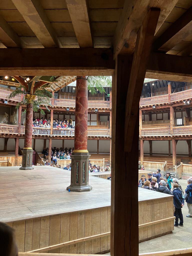 EnglishUpper's tweet photo. Some great photos coming through from our A Level Literature Trip to the Globe Theatre to see The Tempest https://t.co/H18beJ4OZh